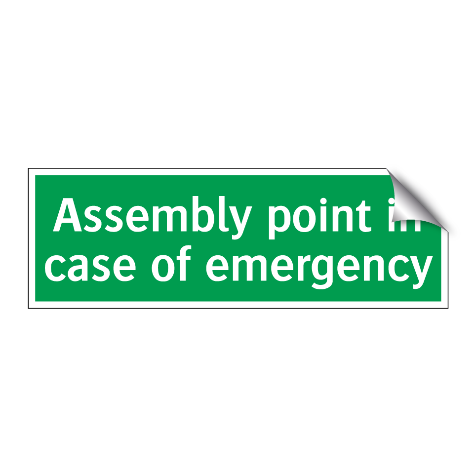 Assembly point in case of emergency