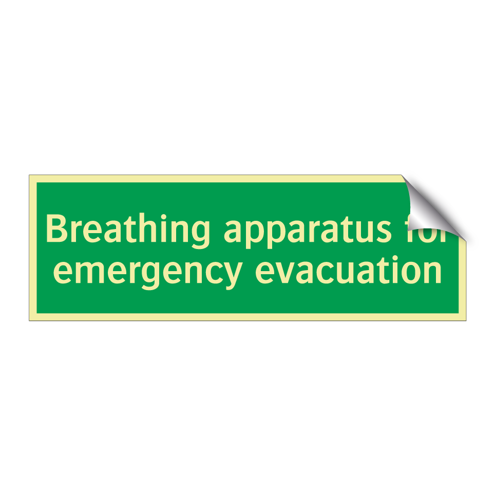 Breathing apparatus for emergency evacuation