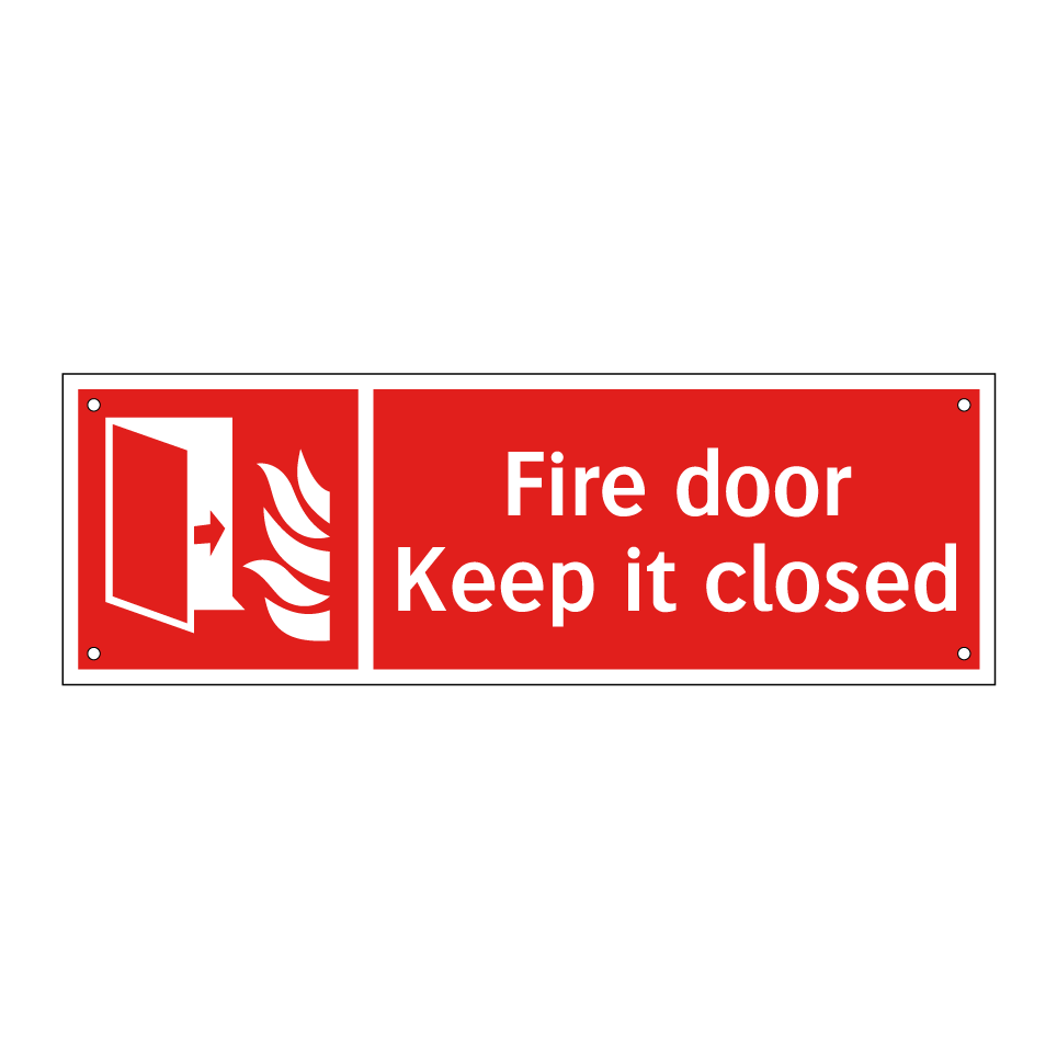 Fire door Keep it closed