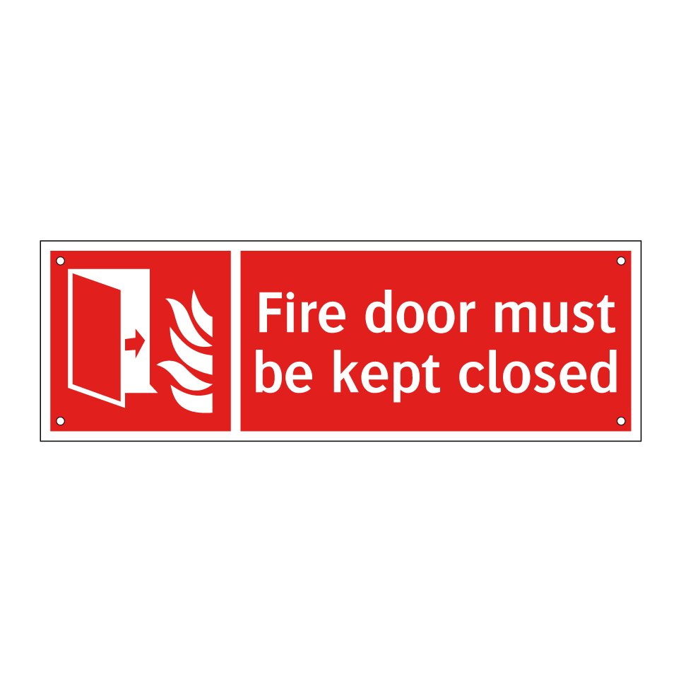 Fire door must be kept closed