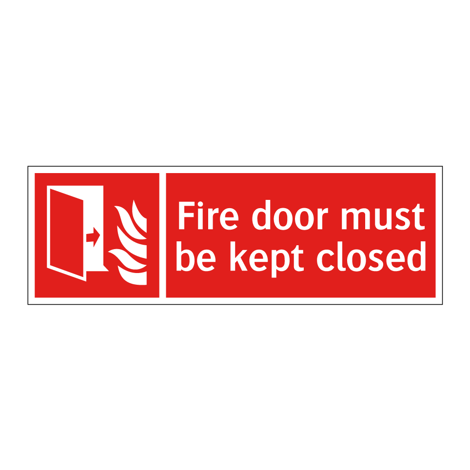 Fire door must be kept closed