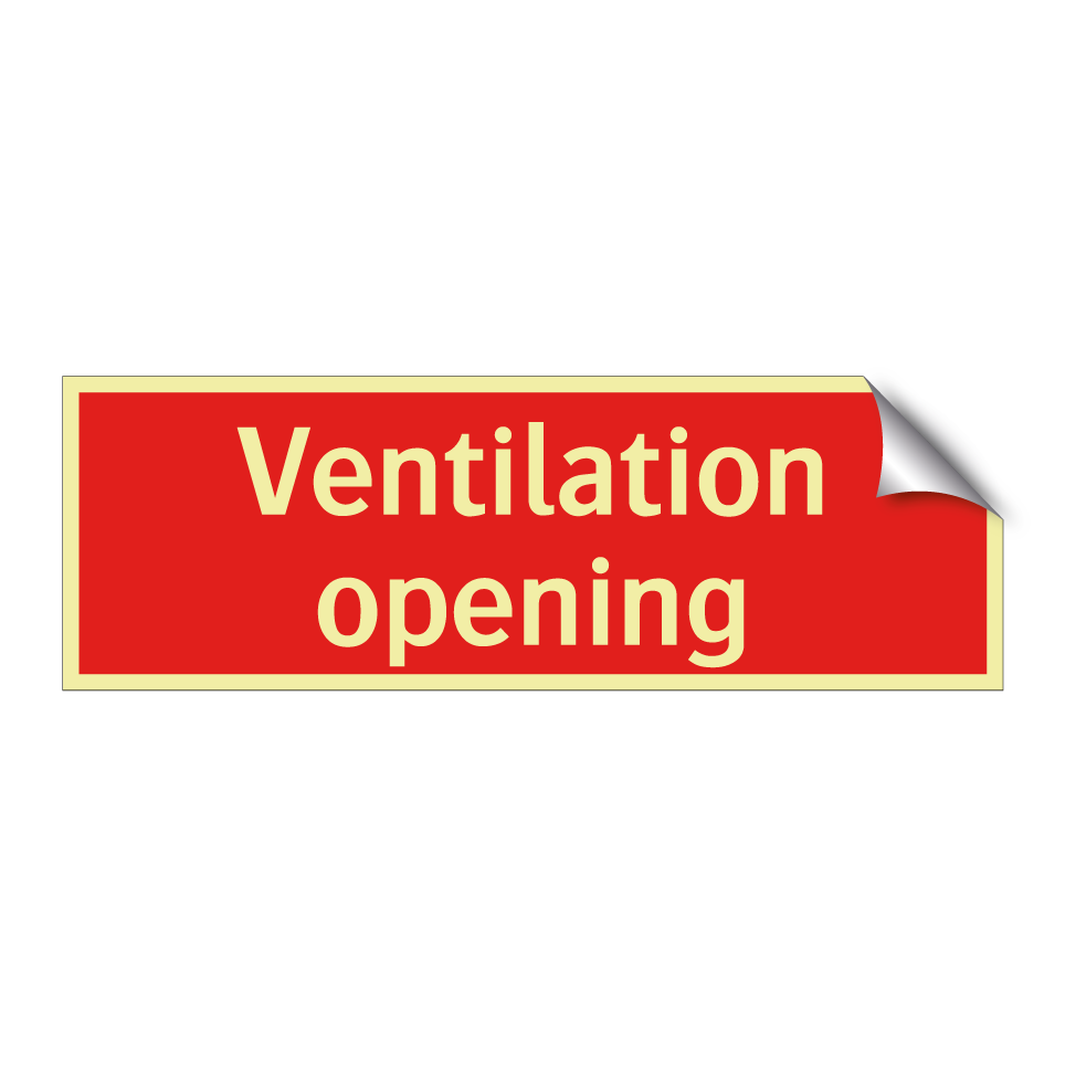 Ventilation opening