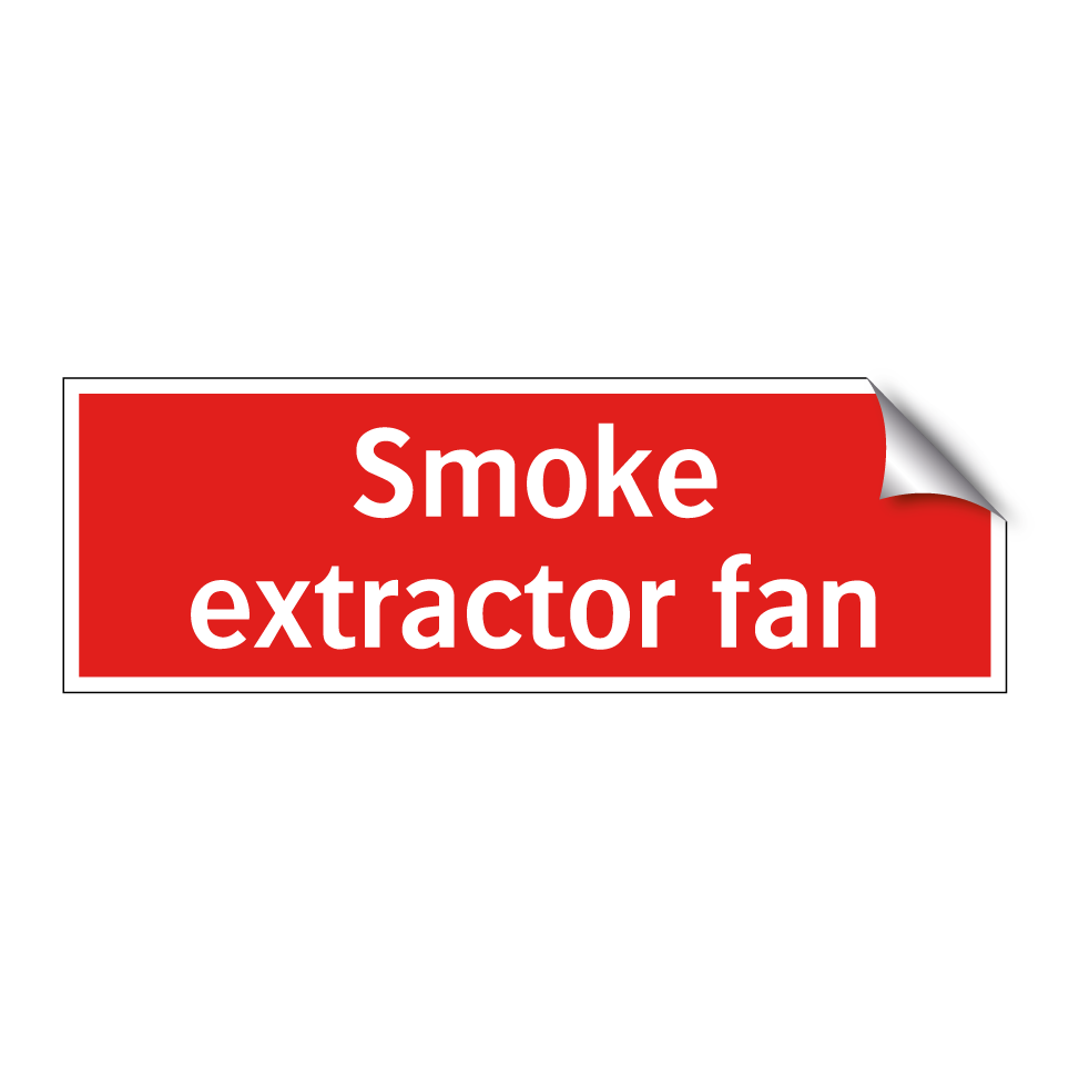 Smoke extractor fan