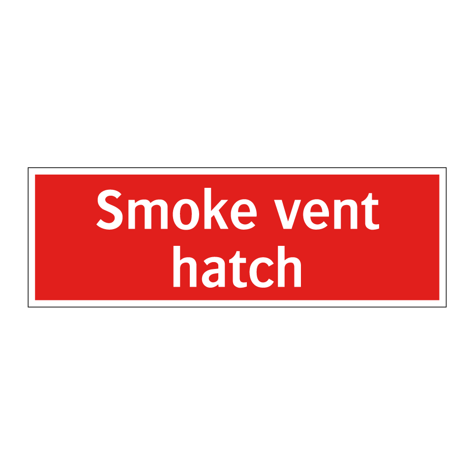 Smoke vent hatch