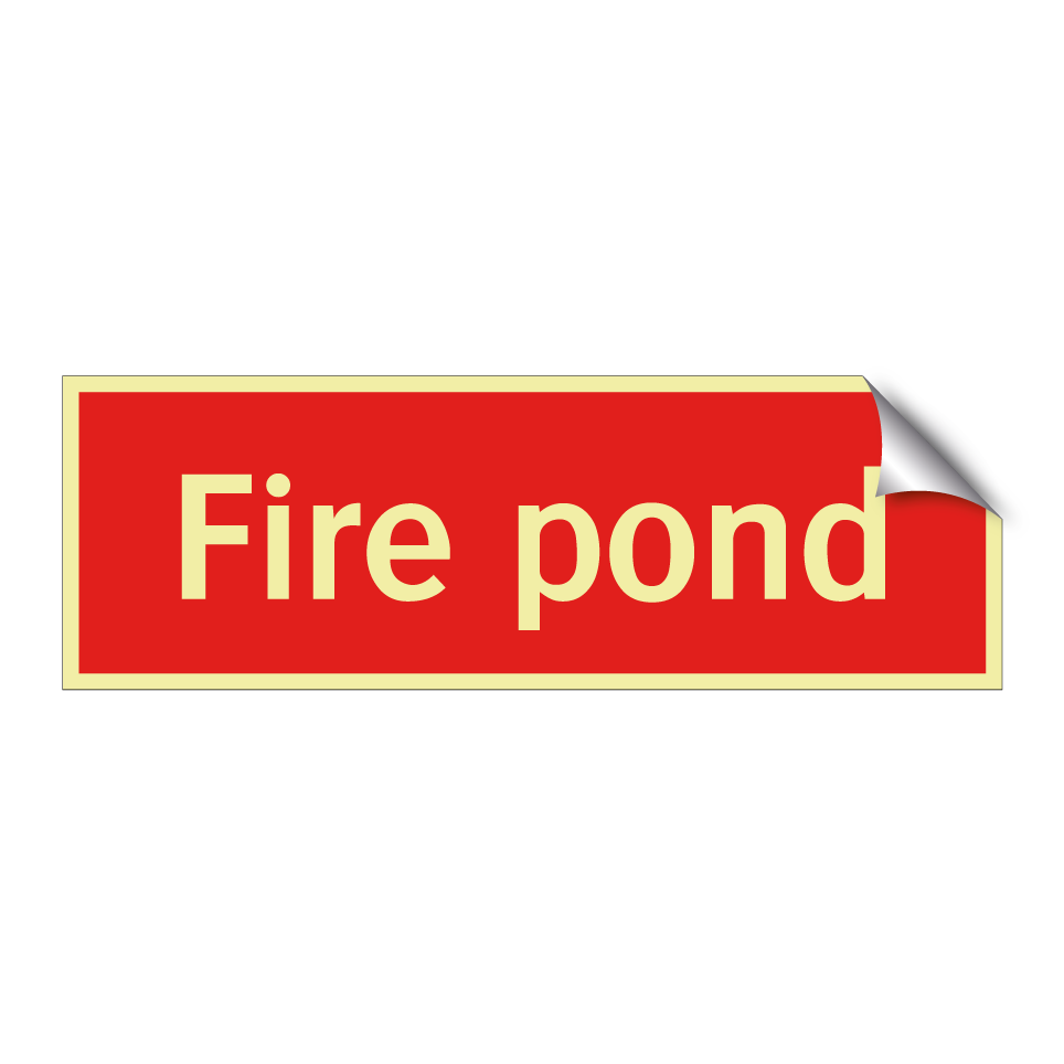 Fire pond