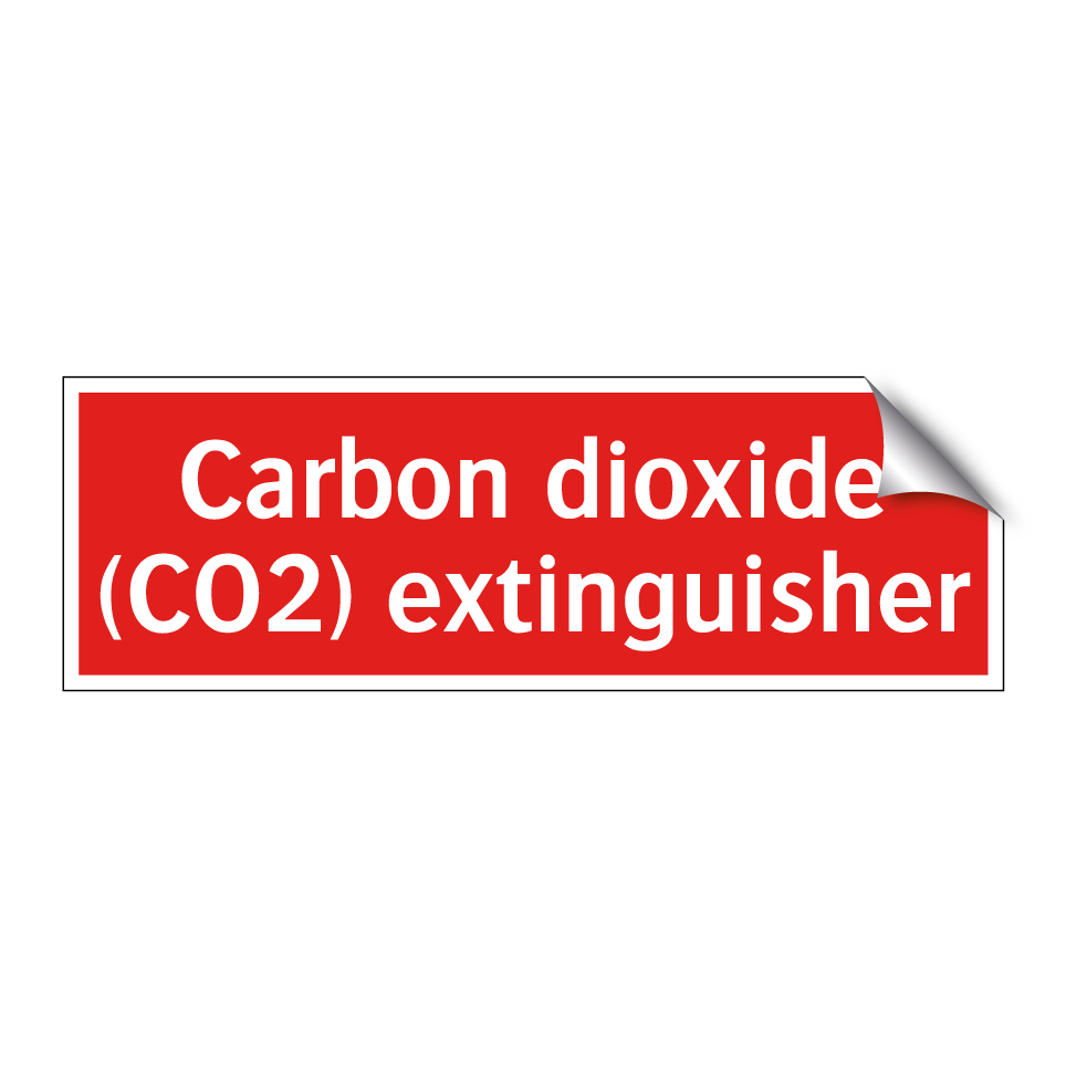 Carbon dioxide (CO2) extinguisher