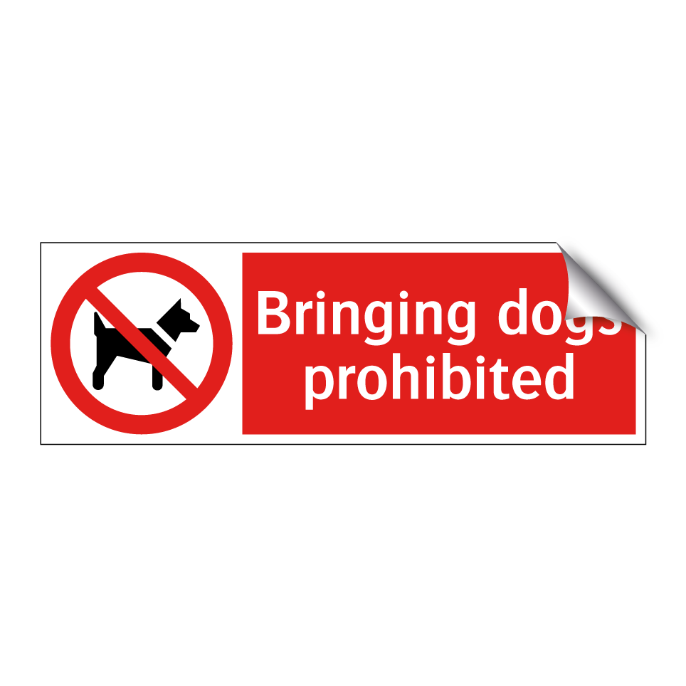Bringing dogs prohibited
