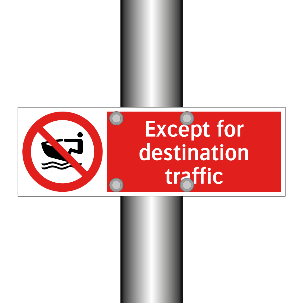 Except for destination traffic