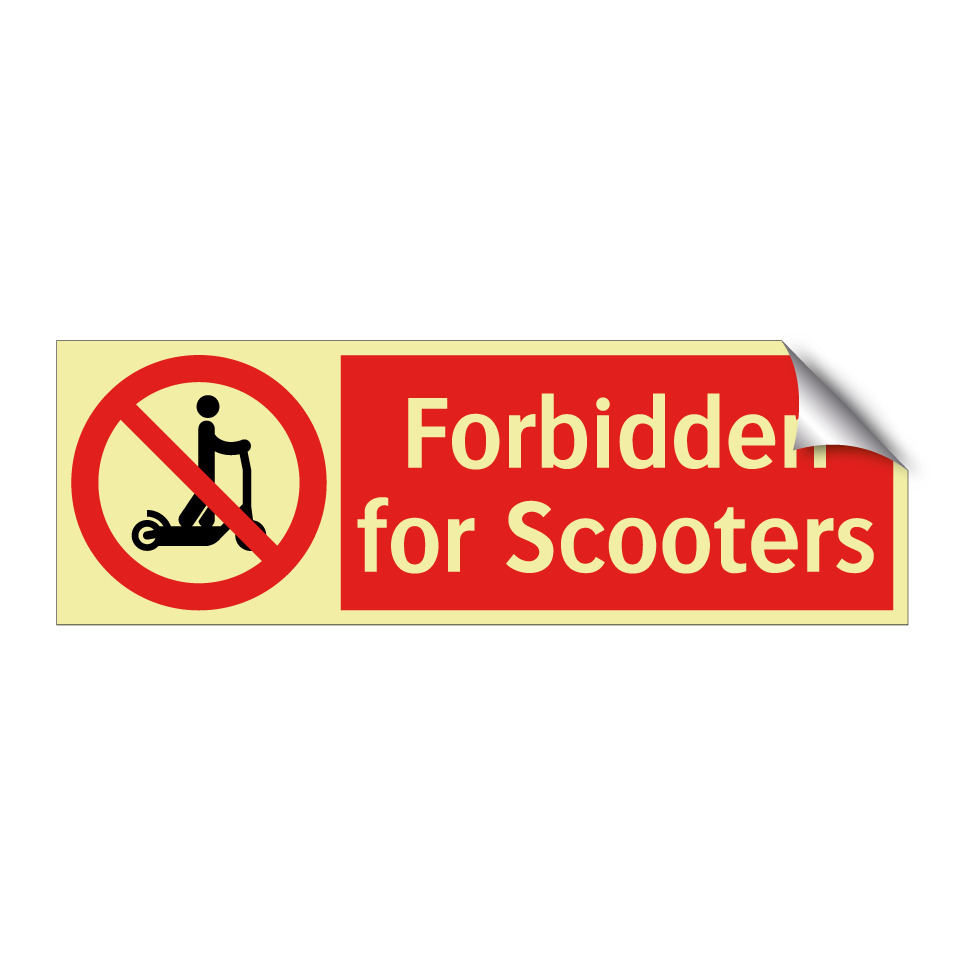 Forbidden for Scooters