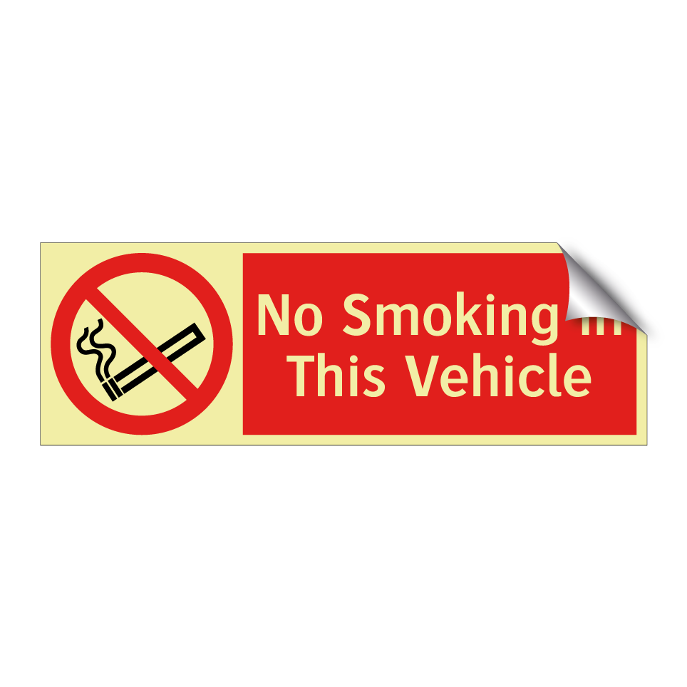 No Smoking in This Vehicle