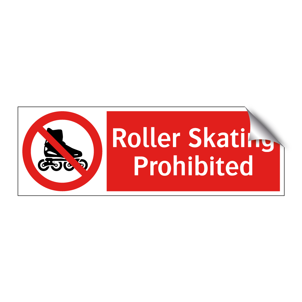 Roller Skating Prohibited