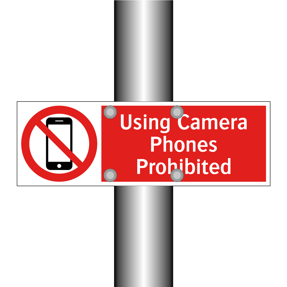 Using Camera Phones Prohibited