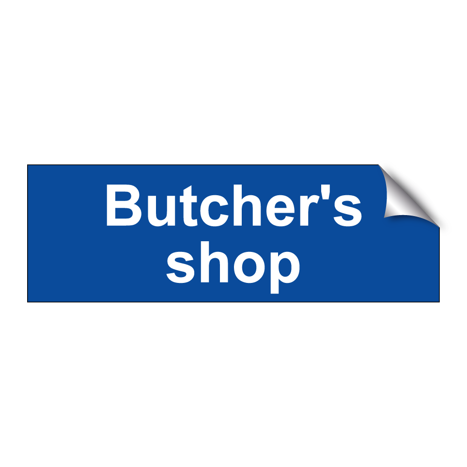 Butcher's shop
