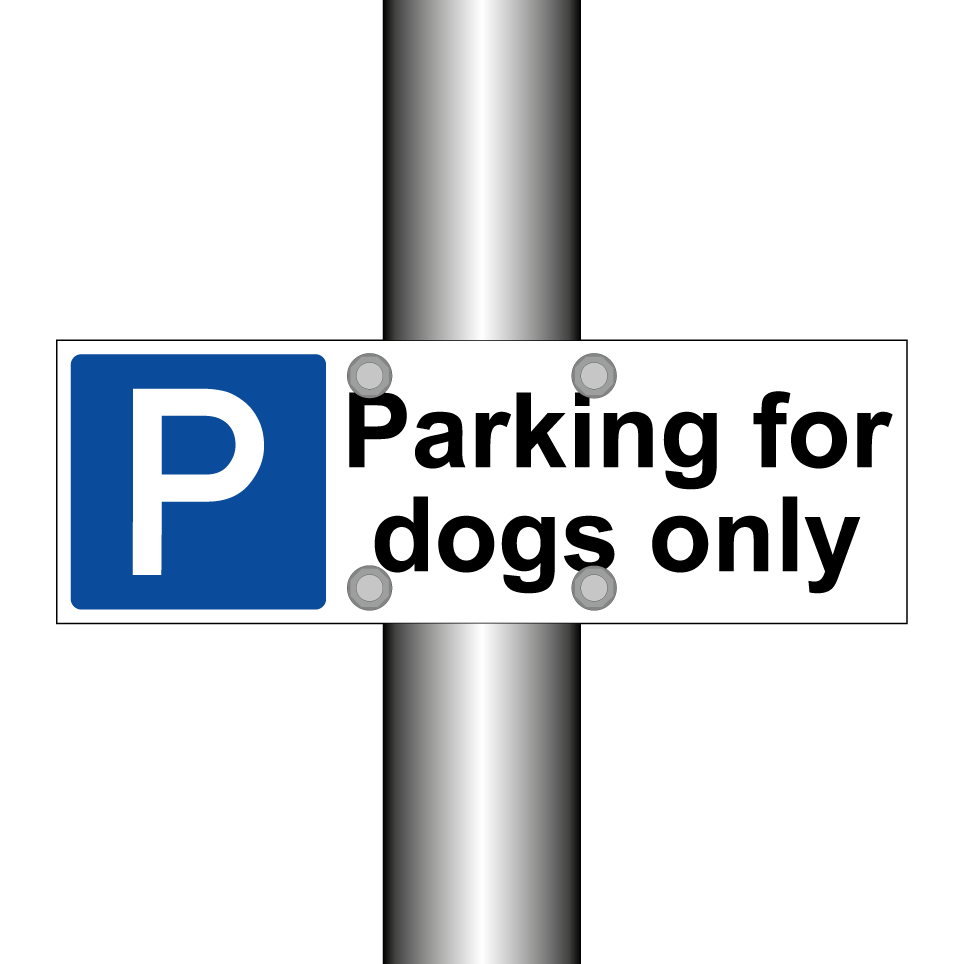 Parking for dogs only