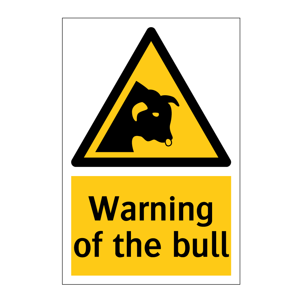 Warning of the bull