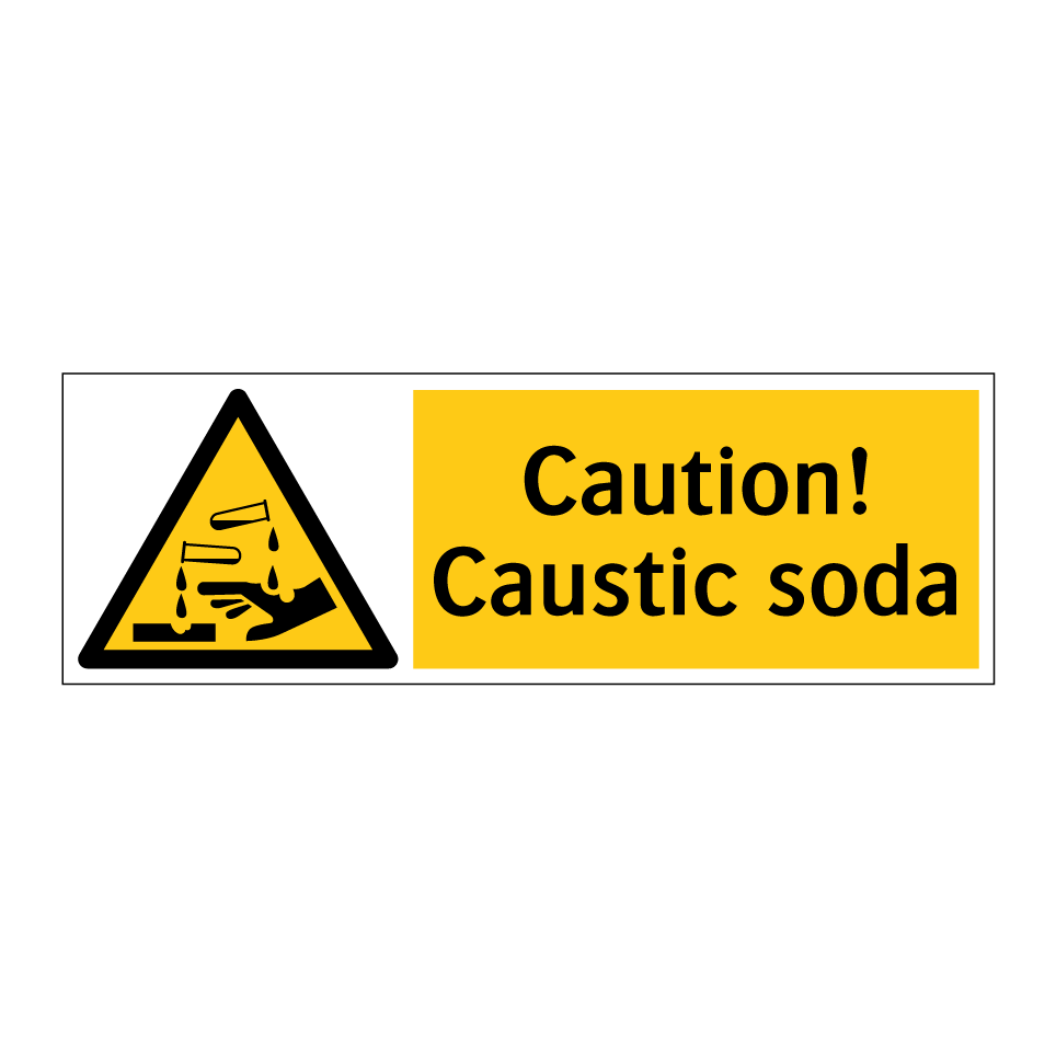 Caution! Caustic soda