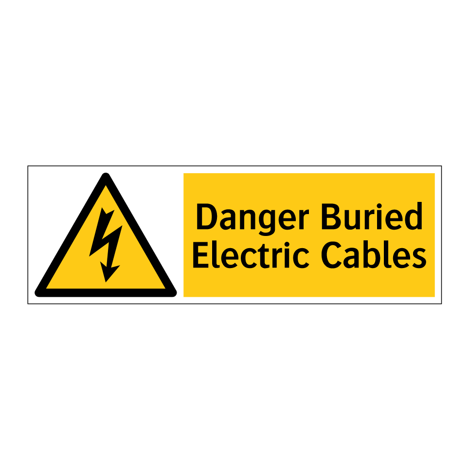 Danger Buried Electric Cables
