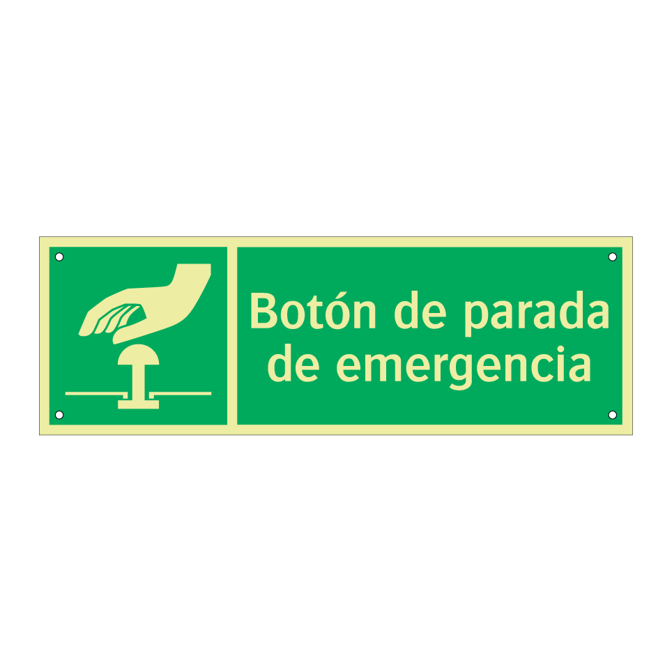 Botón de parada de emergencia