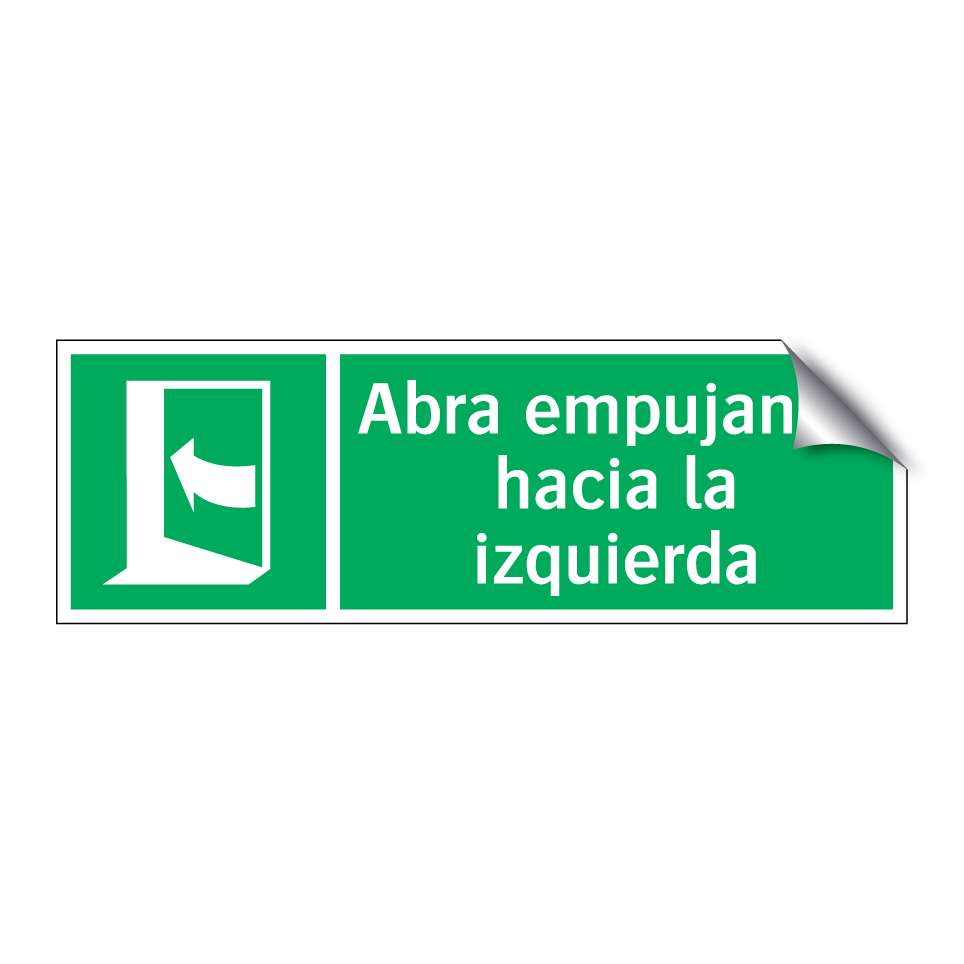 Abra empujando hacia la izquierda