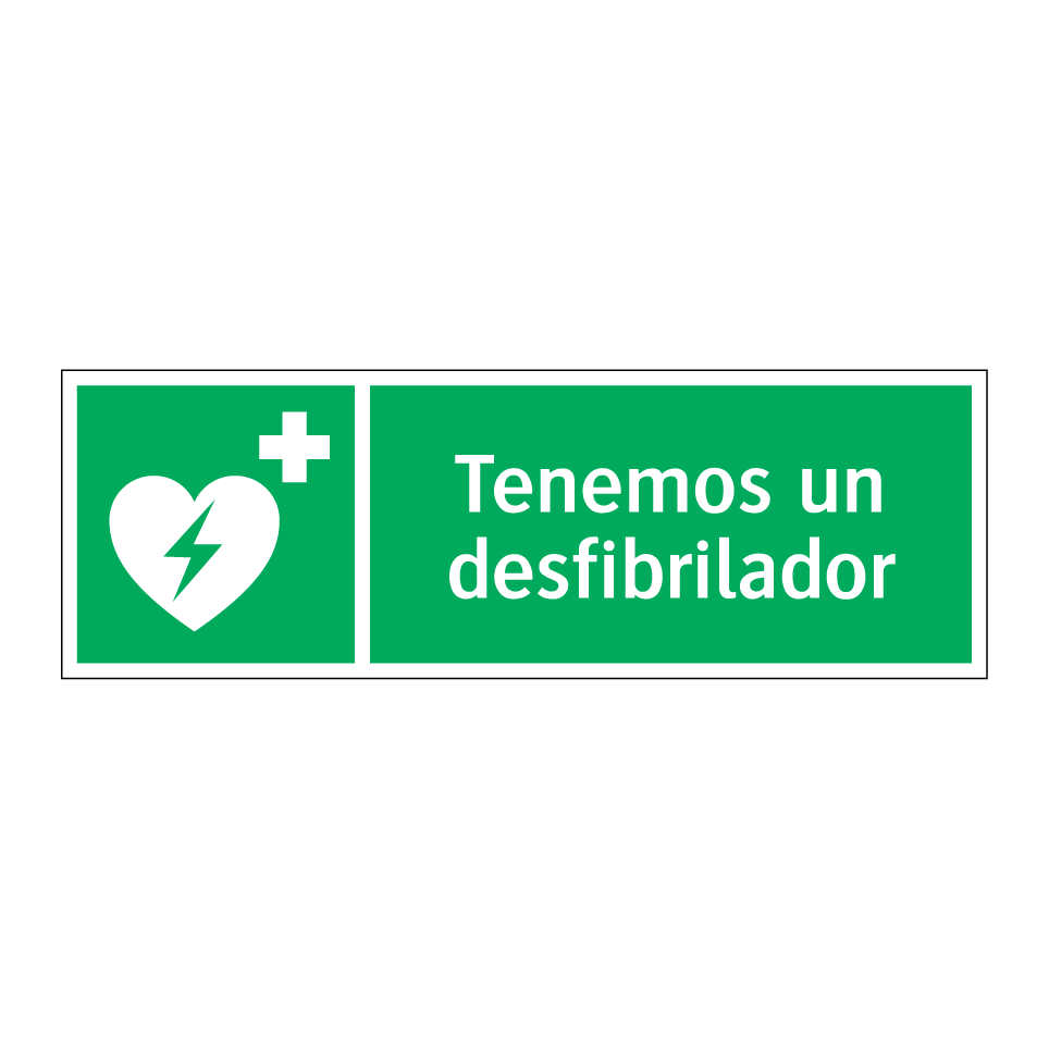 Tenemos un desfibrilador