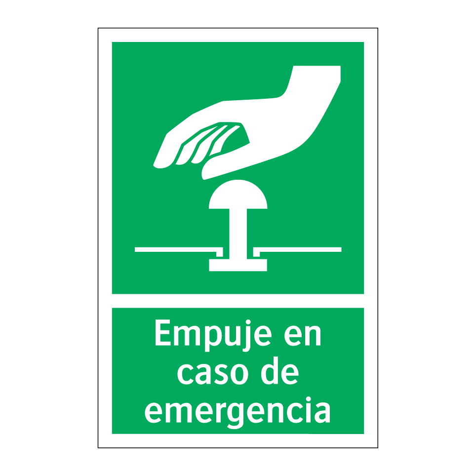 Empuje en caso de emergencia