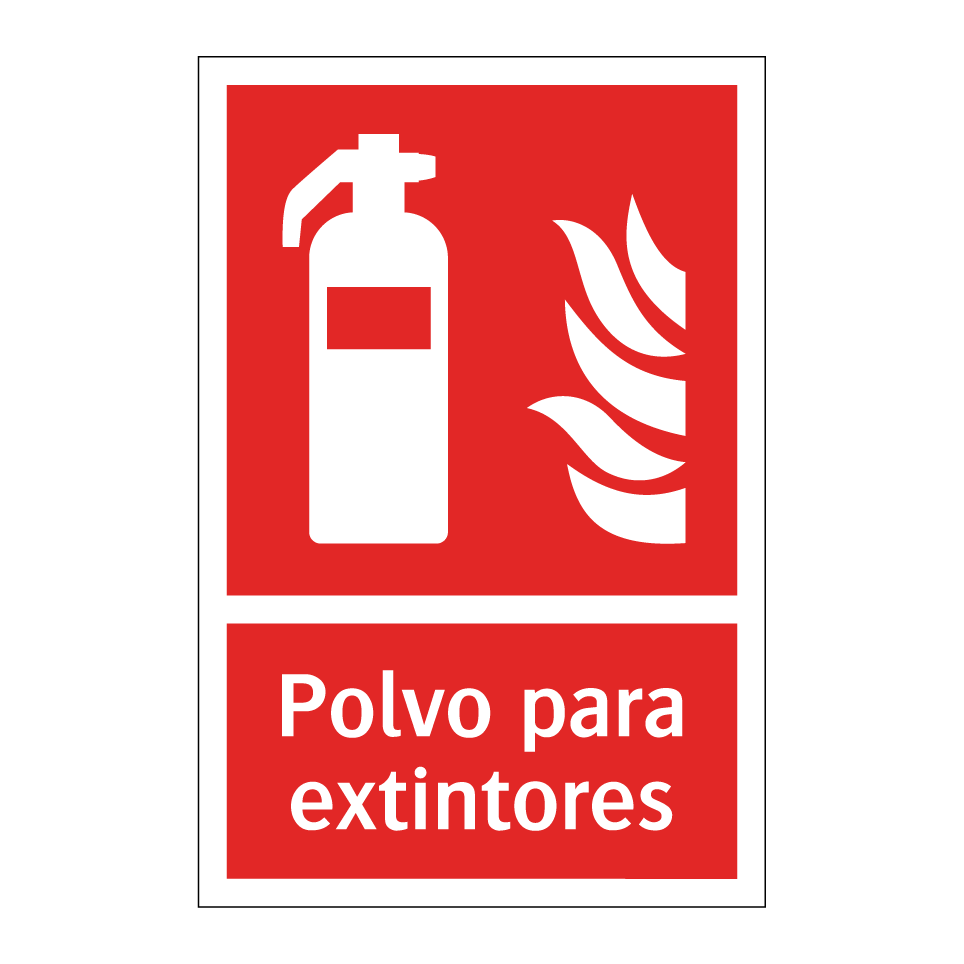 Polvo para extintores