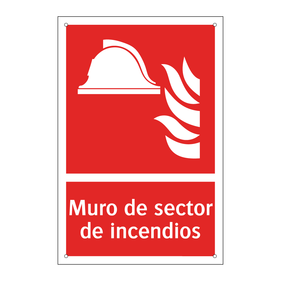 Muro de sector de incendios