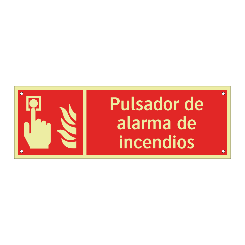 Pulsador de alarma de incendios