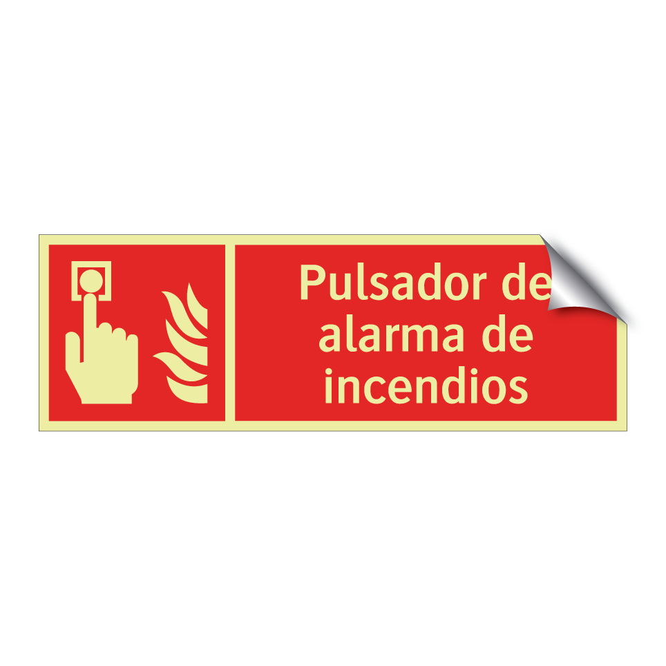 Pulsador de alarma de incendios