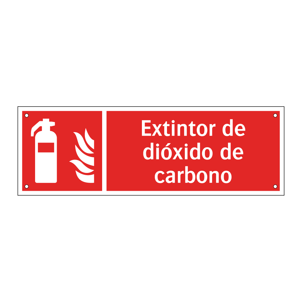 Extintor de dióxido de carbono