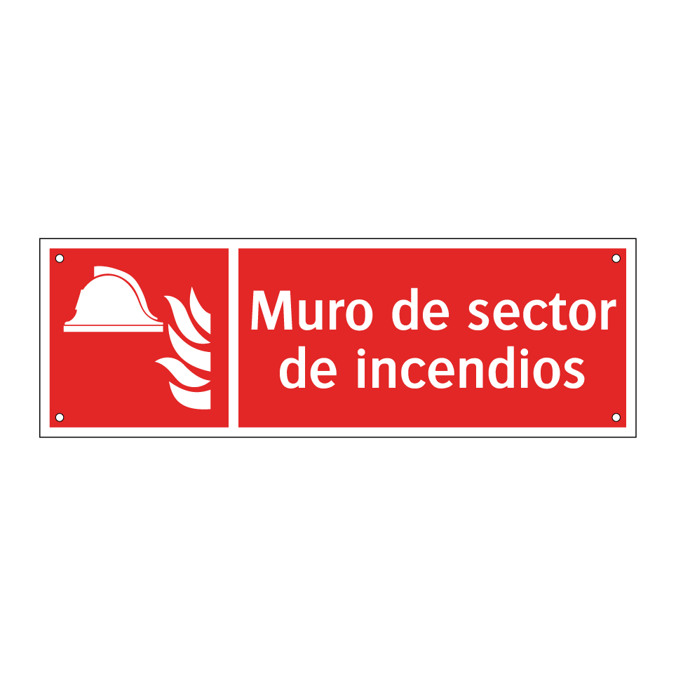 Muro de sector de incendios