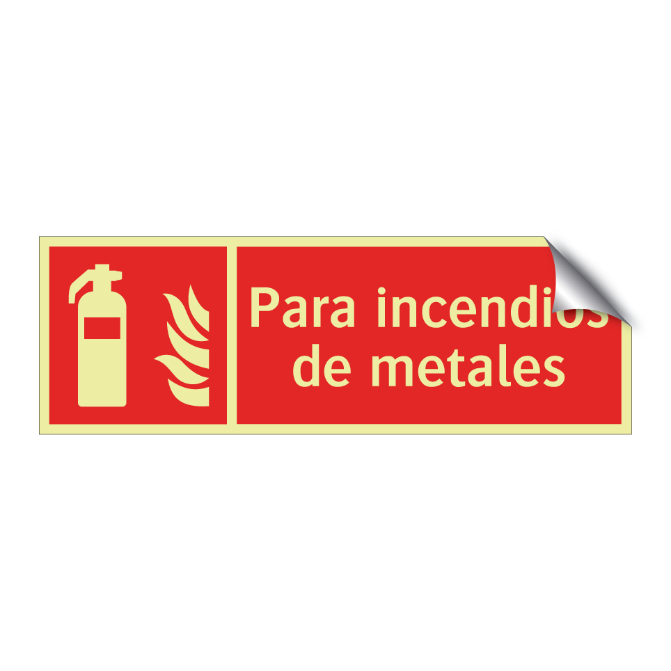 Para incendios de metales