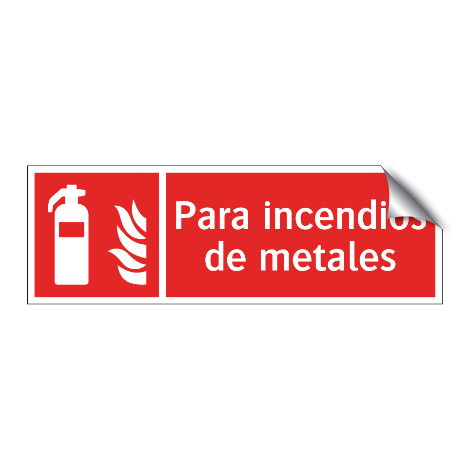 Para incendios de metales