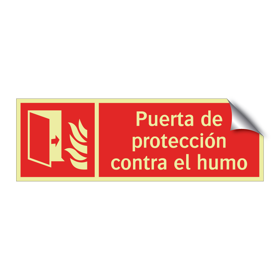 Puerta de protección contra el humo
