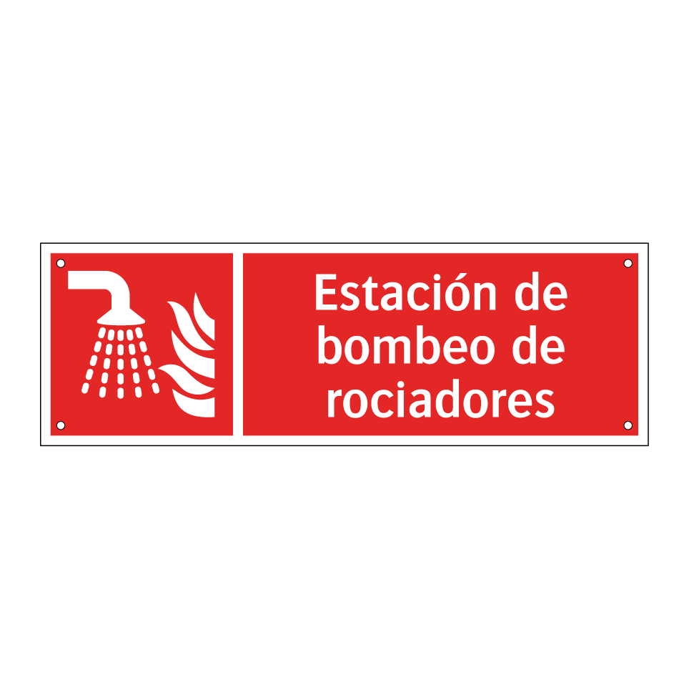 Estación de bombeo de rociadores