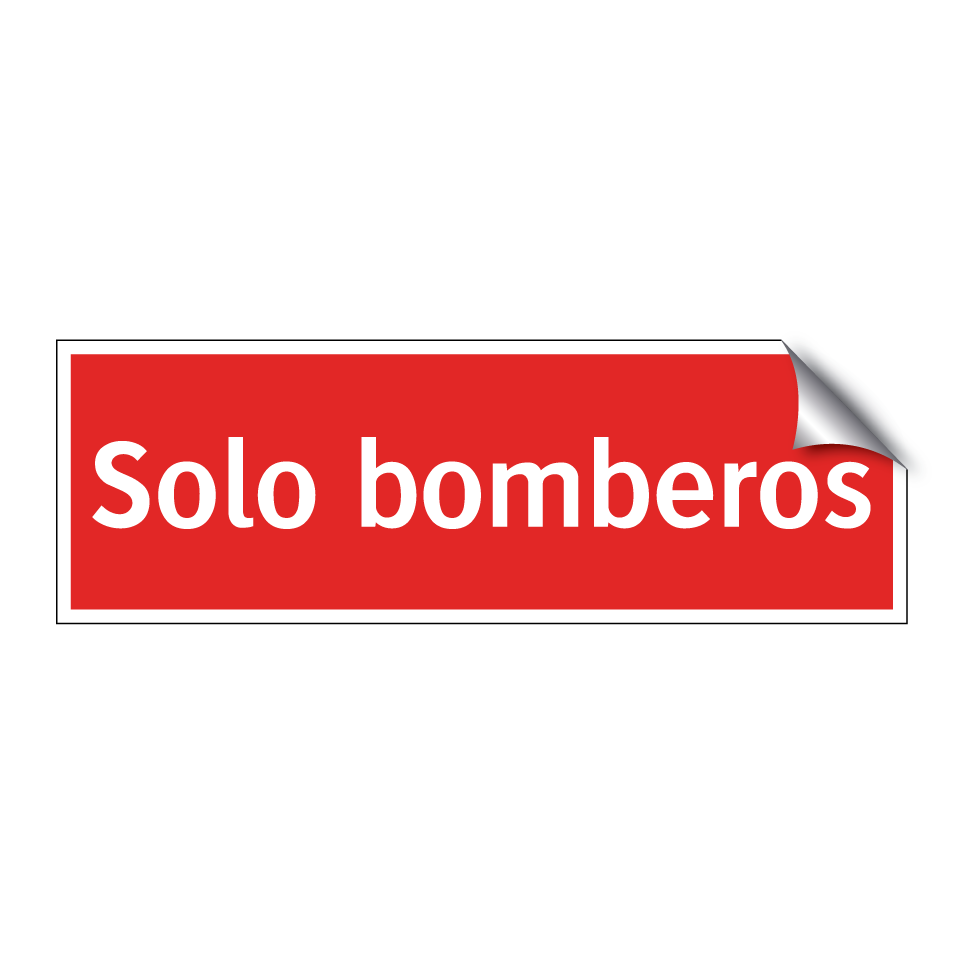 Solo bomberos