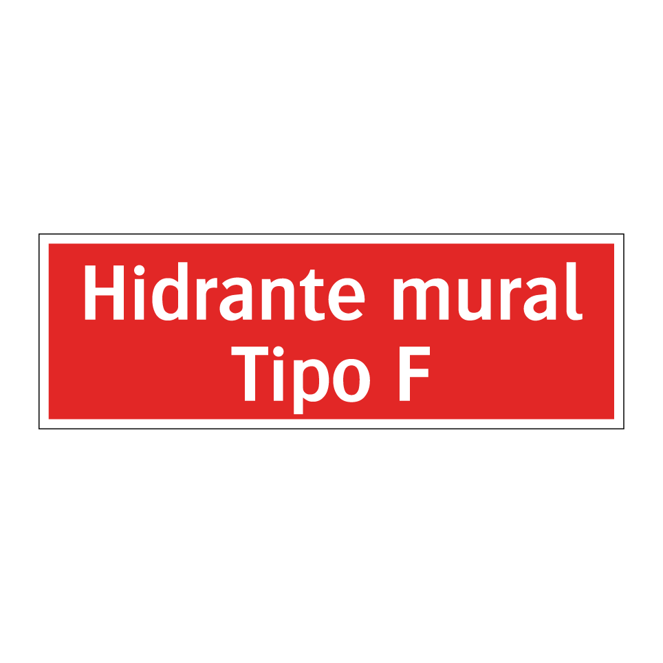 Hidrante mural Tipo F