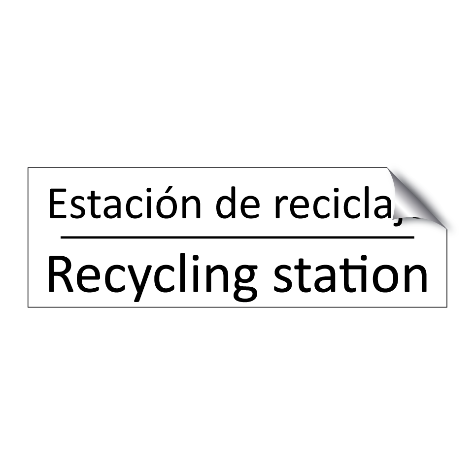 Estación de reciclaje - Recycling station