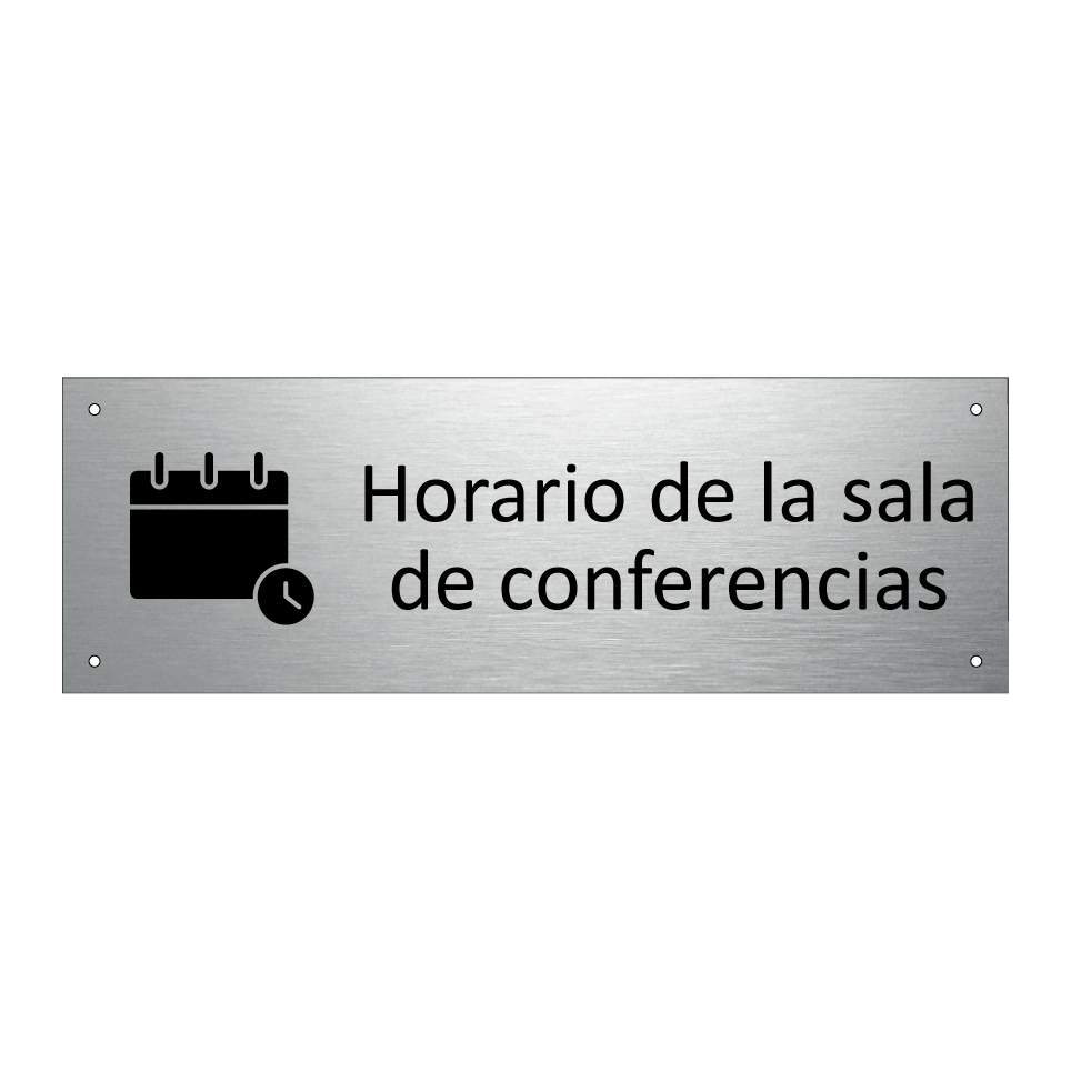 Horario de la sala de conferencias