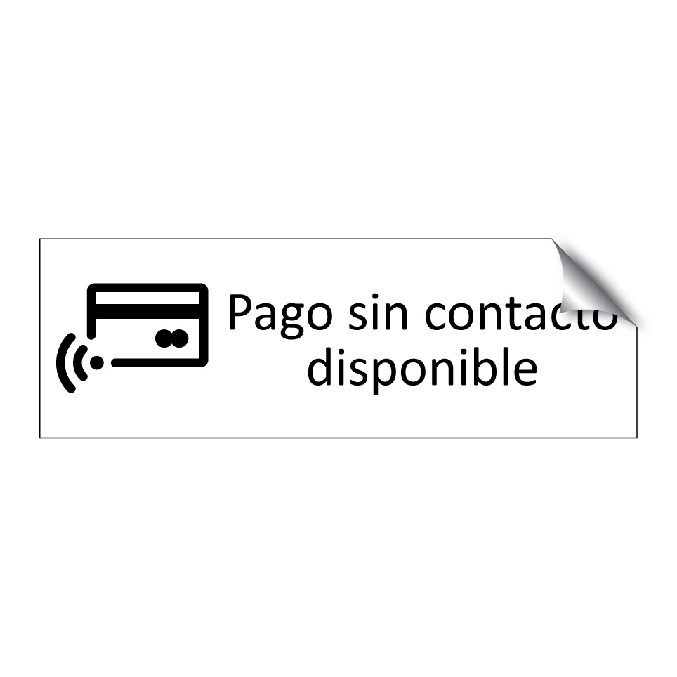 Pago sin contacto disponible