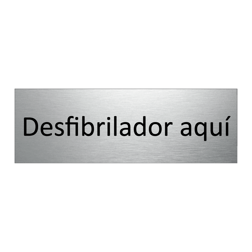 Desfibrilador aquí