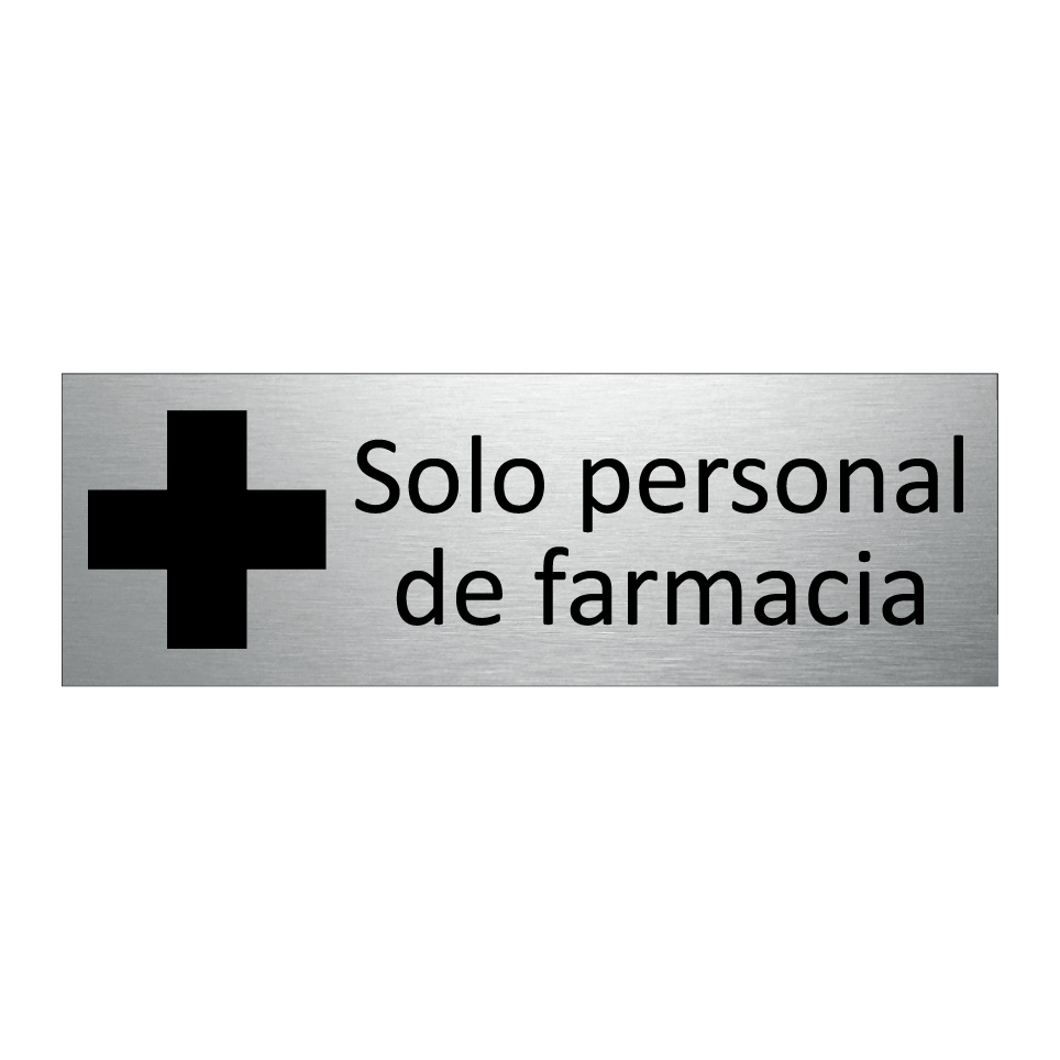 Solo personal de farmacia