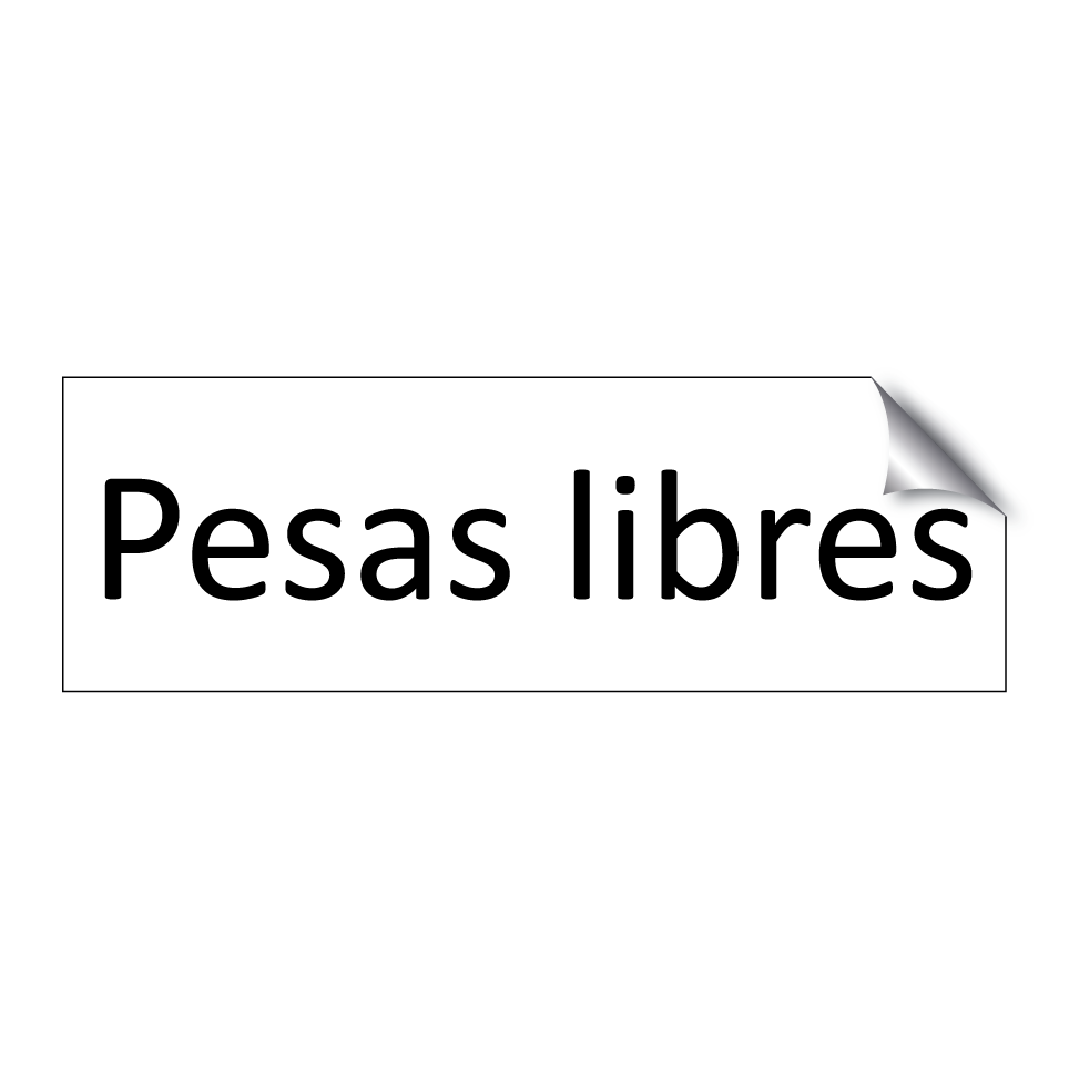 Pesas libres
