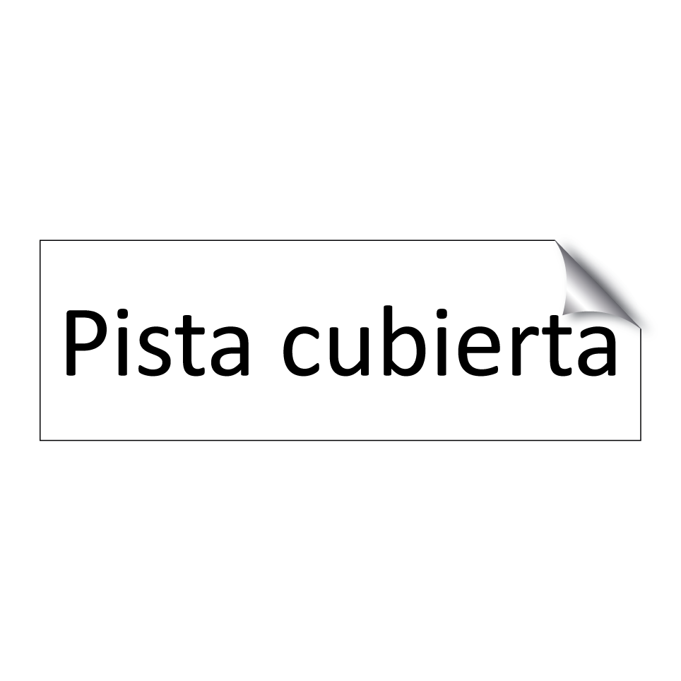 Pista cubierta