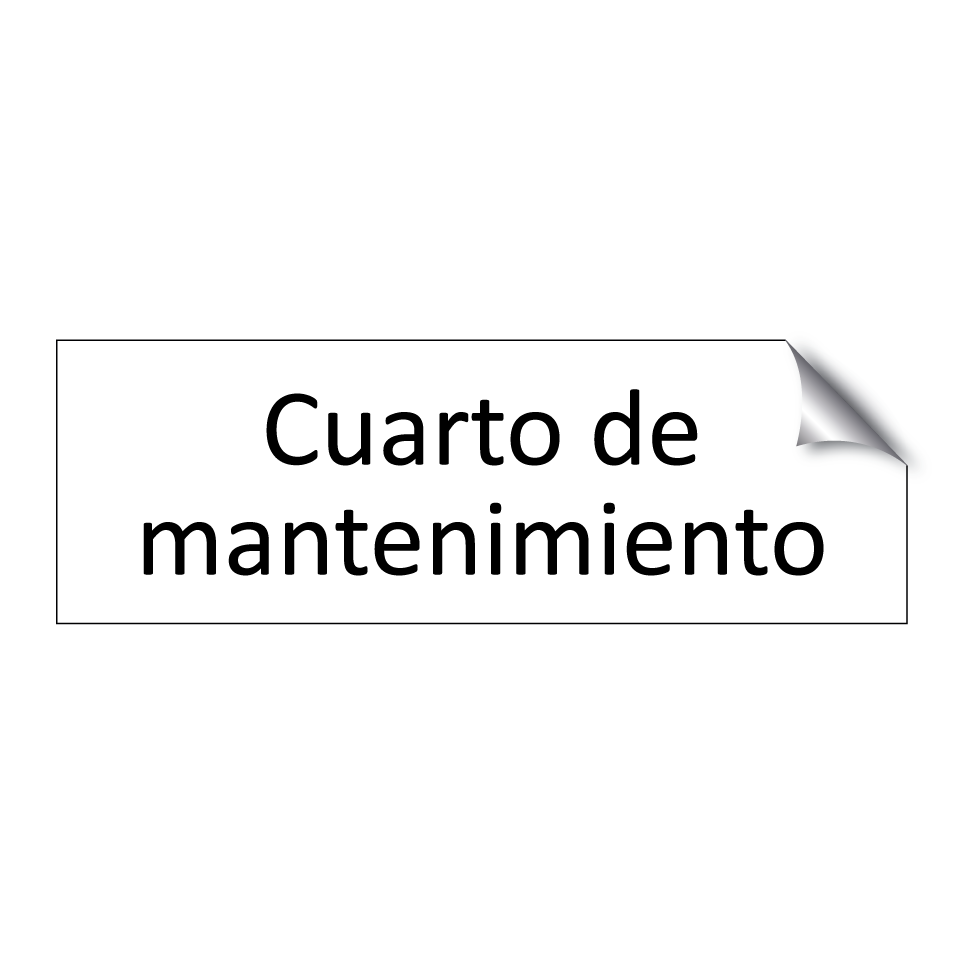 Cuarto de mantenimiento