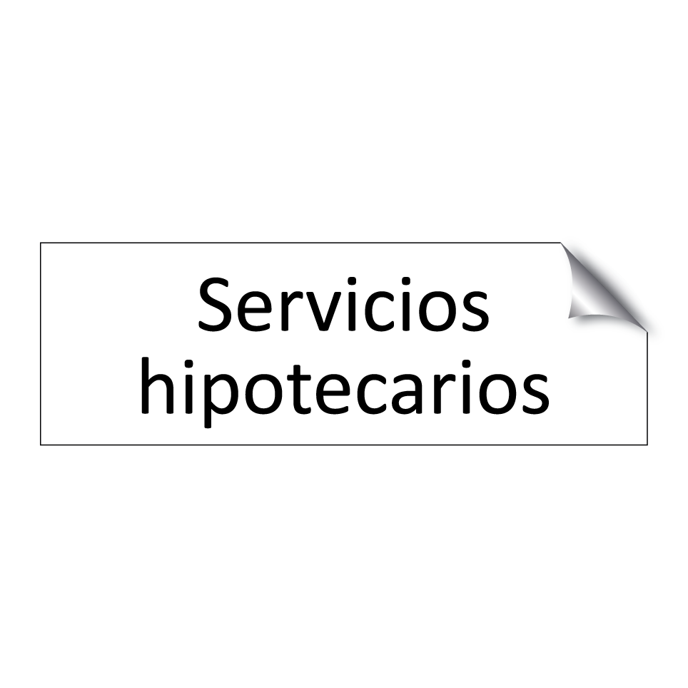 Servicios hipotecarios