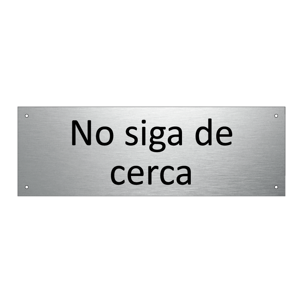 No siga de cerca