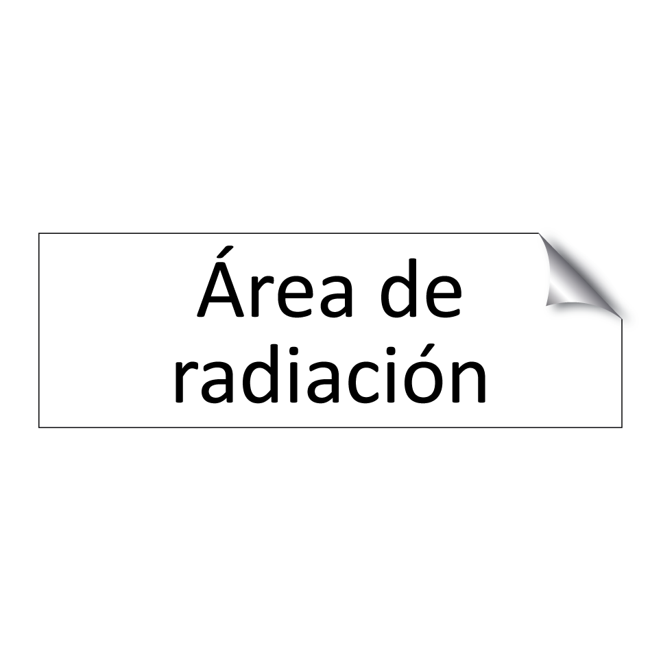 Área de radiación