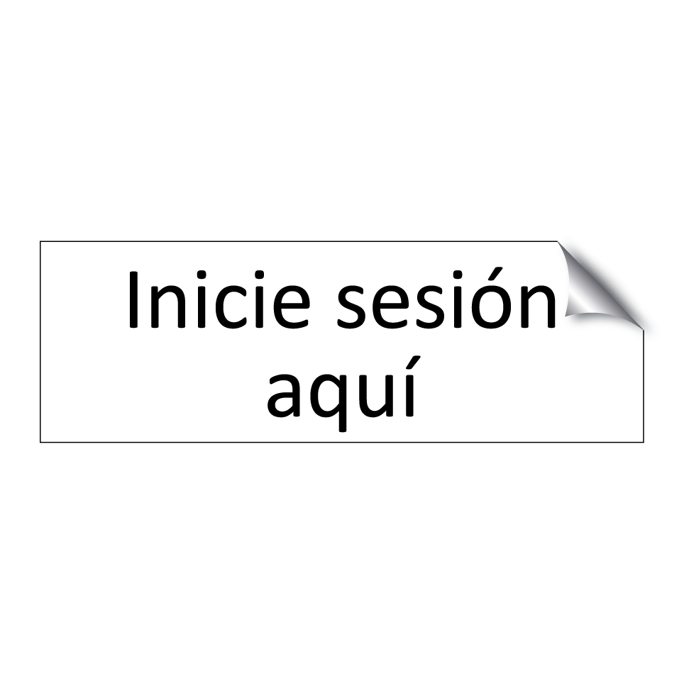 Inicie sesión aquí