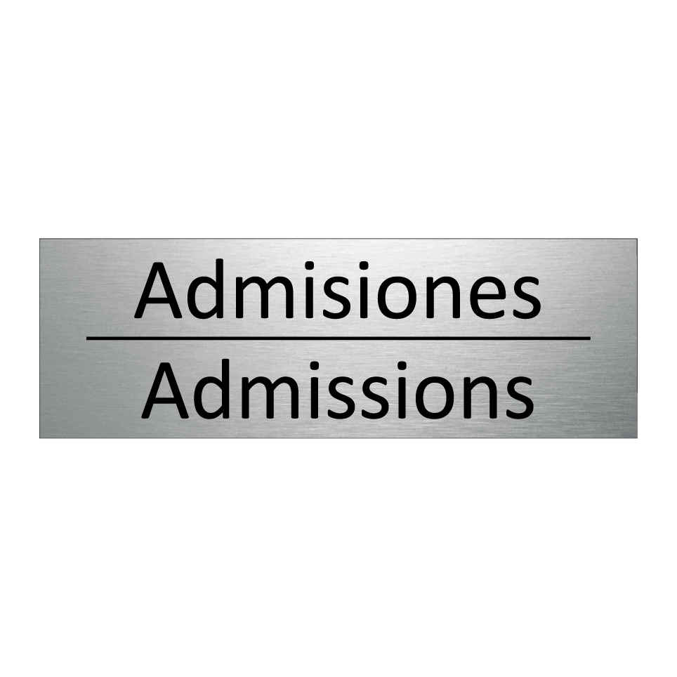 Admisiones - Admissions